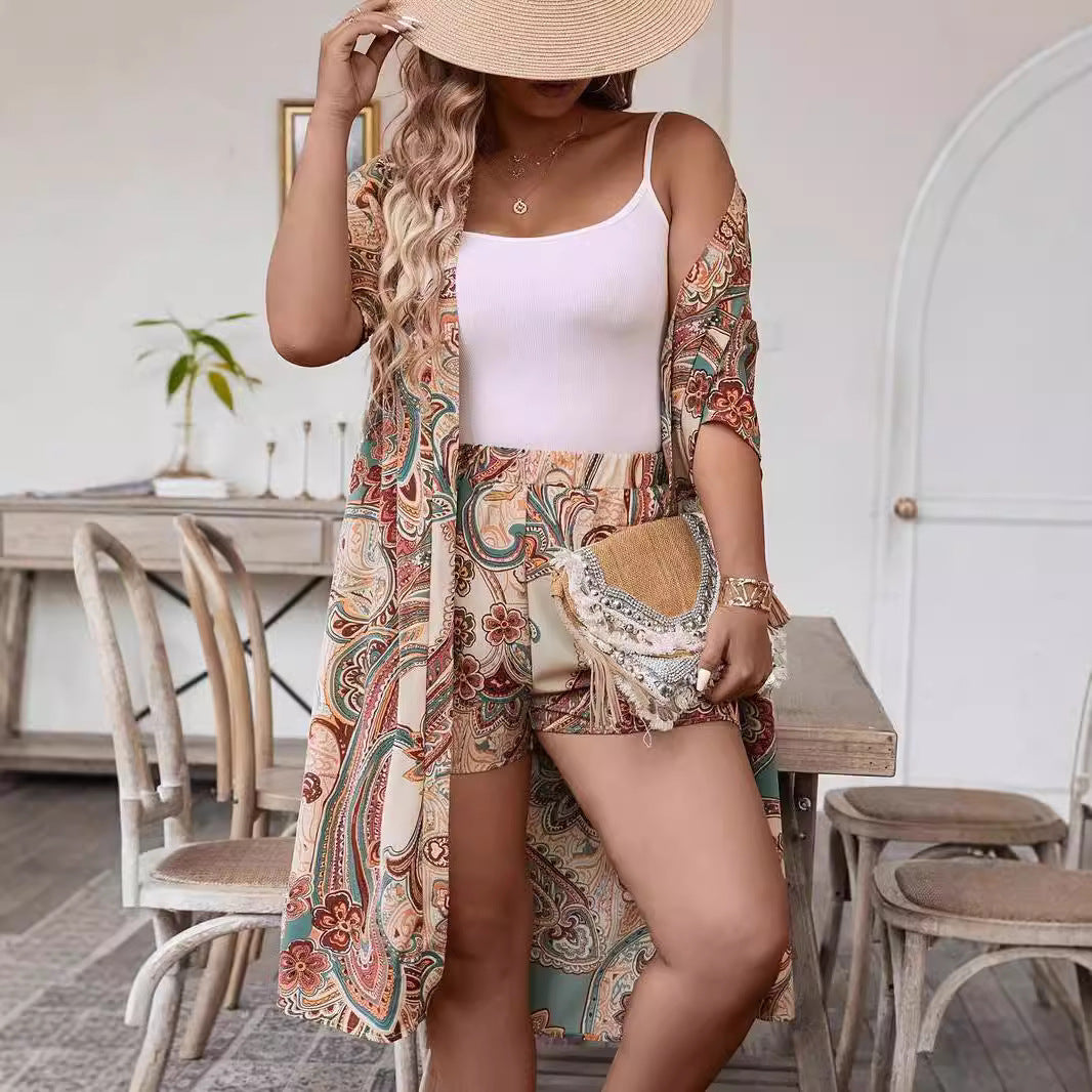 Ensemble de deux pièces floral