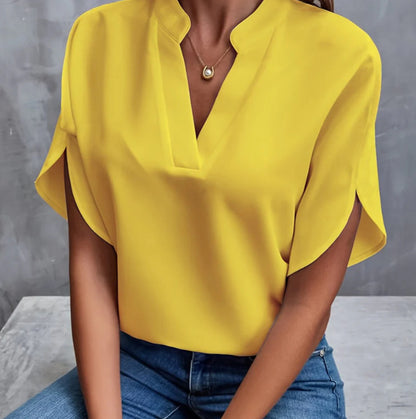 Chemise en chiffon à manches