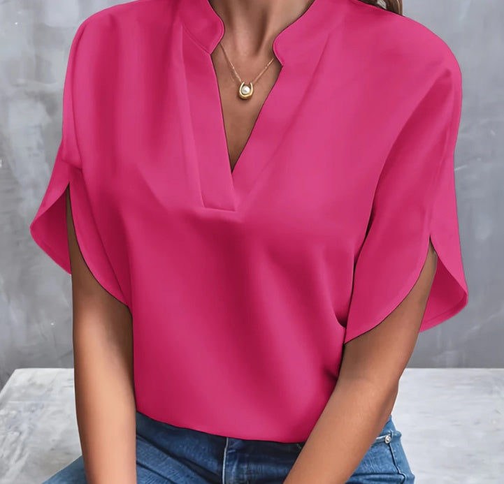 Chemise en chiffon à manches