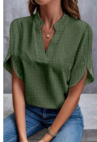Chemise en chiffon à manches