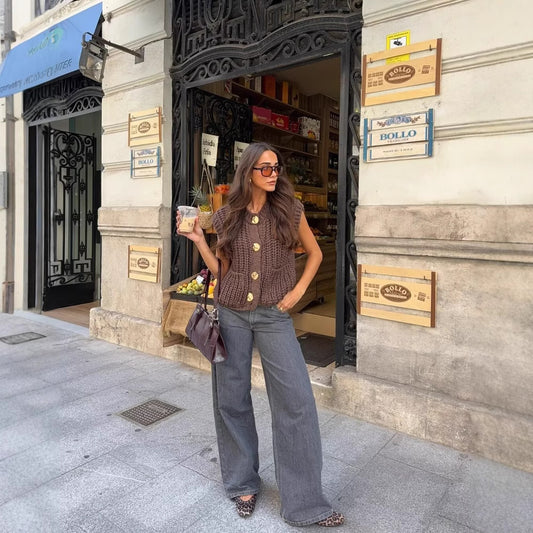 Gilet Maille Épaisse