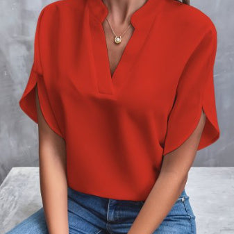 Chemise en chiffon à manches