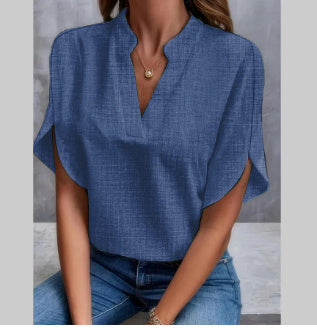 Chemise en chiffon à manches