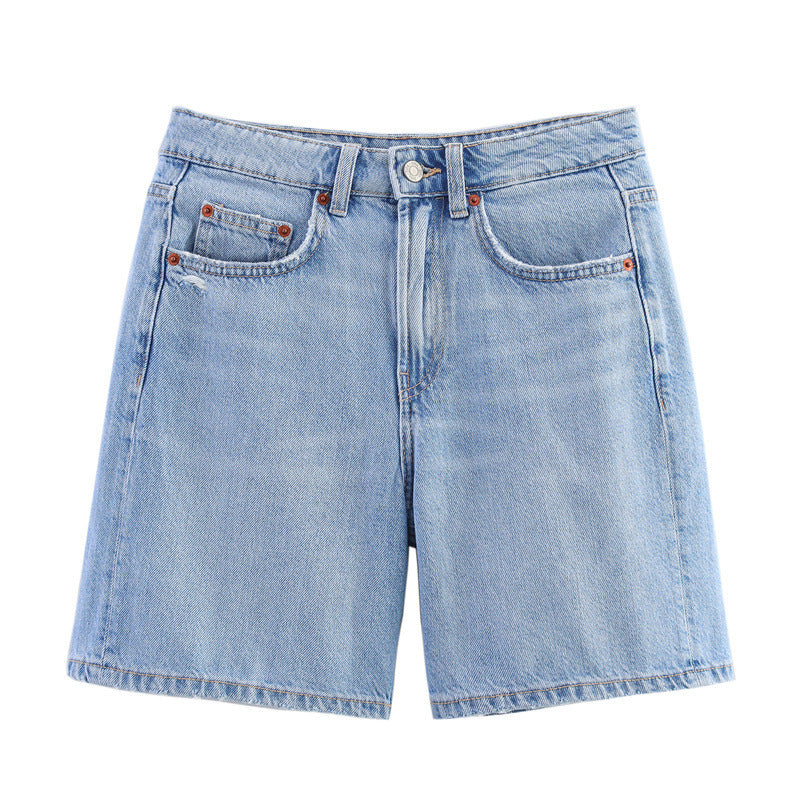 Shorts en denim décontractés