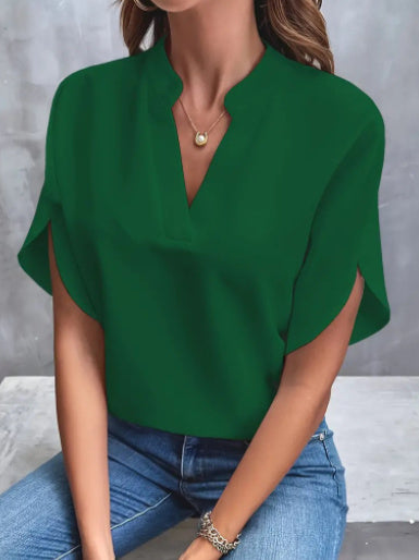 Chemise en chiffon à manches