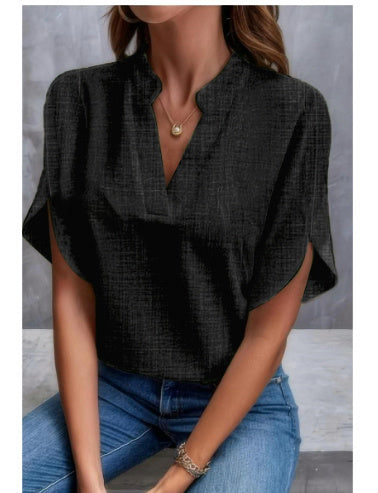 Chemise en chiffon à manches